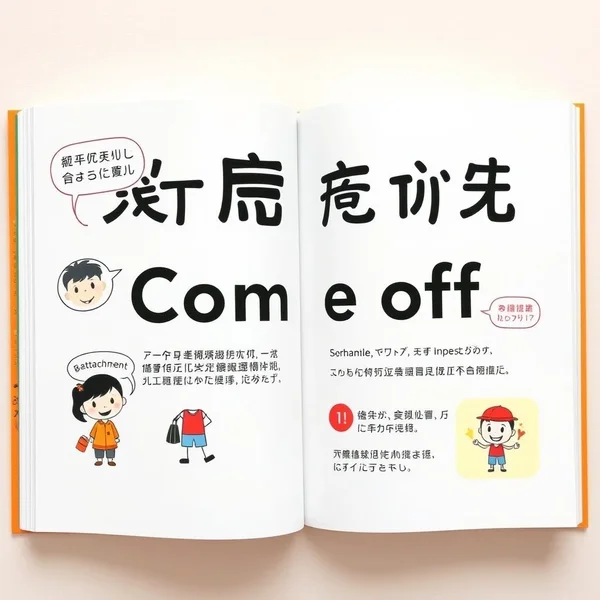 理解英语句子中短语动词Come off