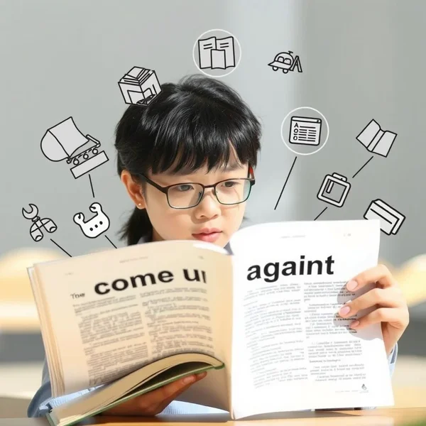 Image illustrating the concept of facing a barrier with the phrasal verb "come up against"