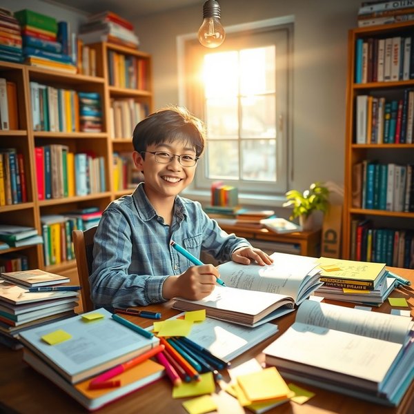 Image illustrating a person having an idea, representing how to come up with solutions