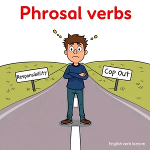Memahami Phrasal Verb Cop out Bahasa Inggris, Arti dan Penggunaan Cop out