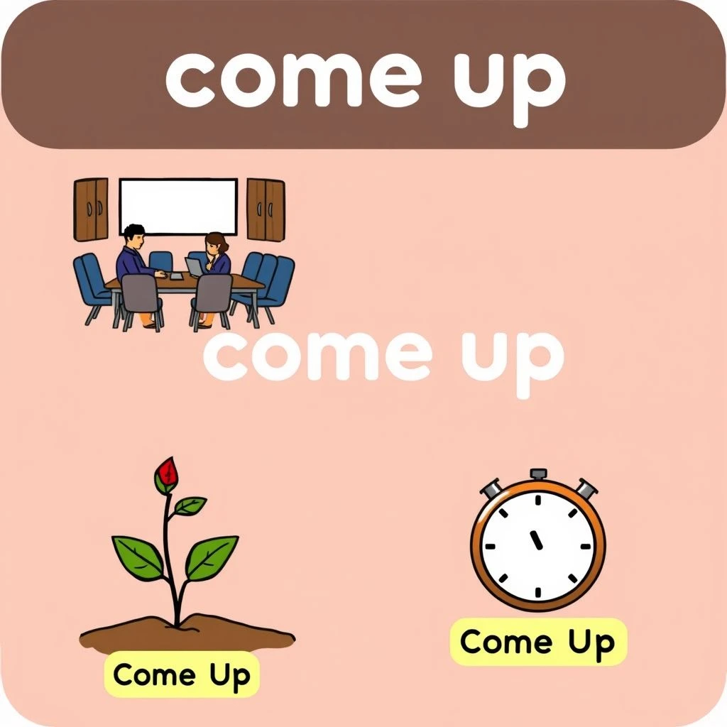 Come Up شرح شامل فهم الفعل المركب في الإنجليزية للمتحدثين بالعربية