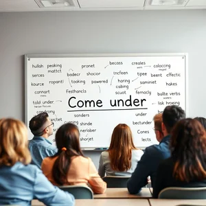 فهم الفعل المركب Come under كيف تستخدم come under بشكل صحيح