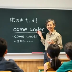 句動詞の理解で差がつくCome underの正しい使い方と構文・意味・類語