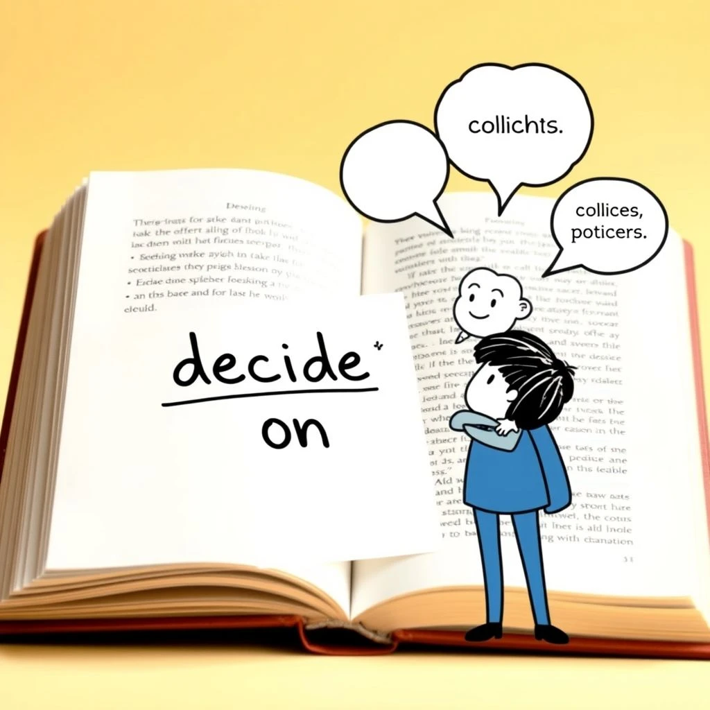 Comprendere il verbo frasale Decide on: Significato e uso per scegliere e accordarsi