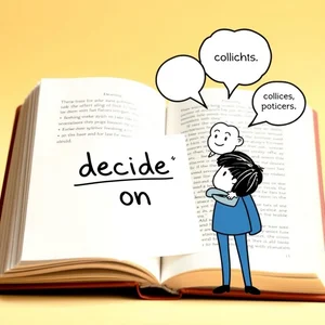 Comprendere il verbo frasale Decide on: Significato e uso per scegliere e accordarsi