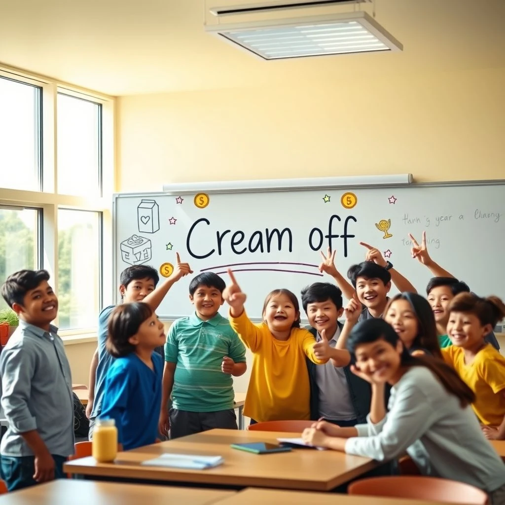 Comprendere il verbo frasale inglese Cream off: significati, esempi e pratica
