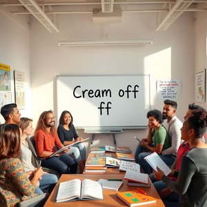 Comprendre le verbe à particule anglais Cream off et ses usages