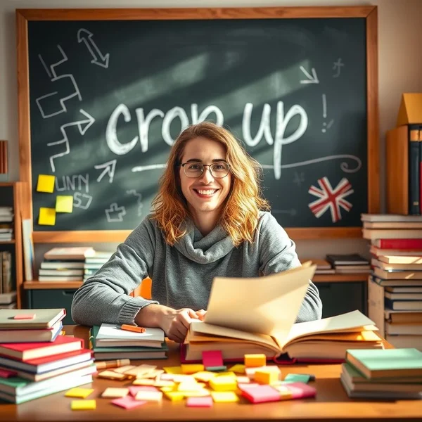 Understanding the phrasal verb crop up