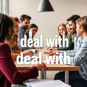 فهم الفعل المركب الإنجليزي Deal with وكيفية التعامل معه بسهولة