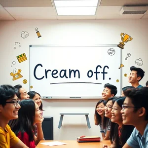 Cream off ทำความเข้าใจวลีอังกฤษ โครงสร้าง ความหมายและการใช้งาน