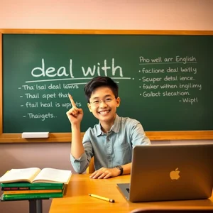 เข้าใจวลีภาษาอังกฤษ Deal with คู่มือฉบับสมบูรณ์