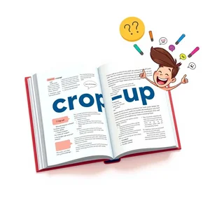 句動詞Crop upを完全解説｜意味・使い方・同義語・練習問題で理解を深めよう