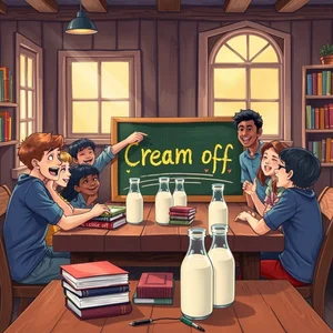 Cream off の意味や文構造・類義語・練習問題まで英語句動詞を解説