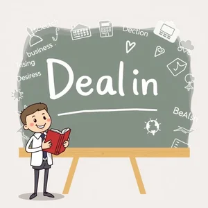 구동사 Deal in 이해하기와 의미, 사용법, 관련 표현, 동의어, Practice까지
