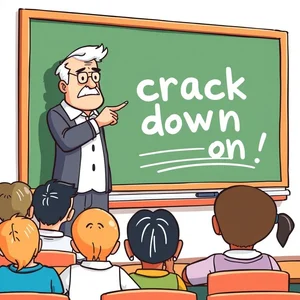 영어 구동사 이해하기 Crack down on 효과적으로 사용하는 방법