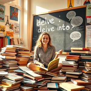 Delve into Explorer : Guide du verbe à particule anglais « delve into »