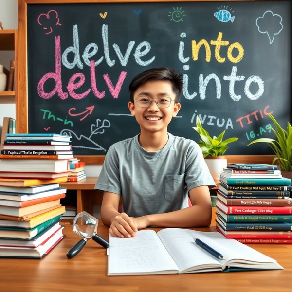 Understanding the phrasal verb delve into