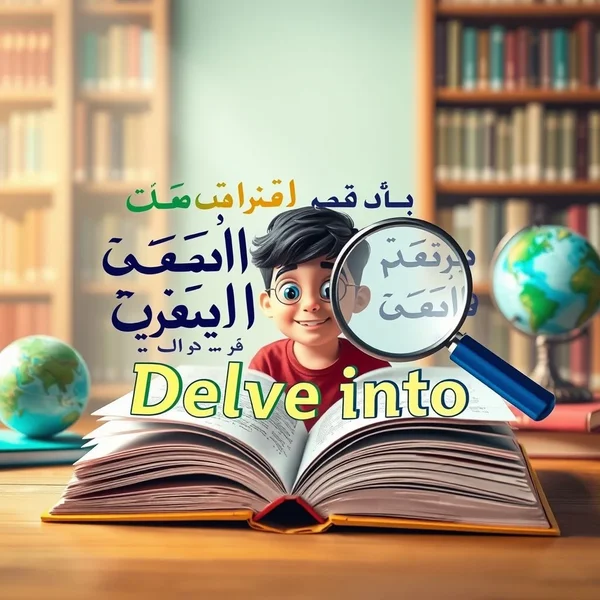 Understanding the phrasal verb delve into