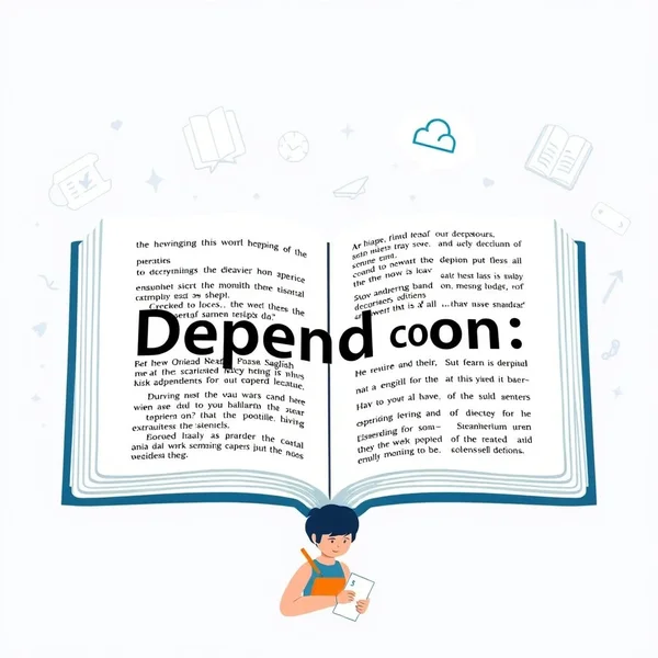 Understanding the phrasal verb Depend on