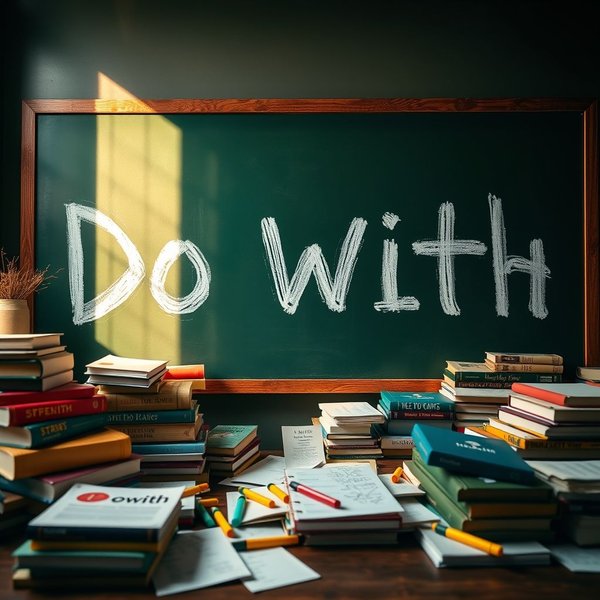 Comprendre le verbe à particule 'Do With'