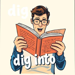 Dig into le verbe à particule : Signification et Utilisation