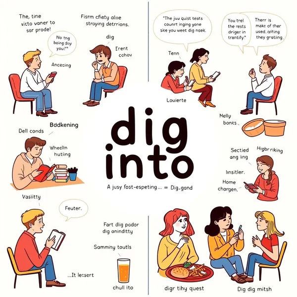 A person keenly reading a book, illustrating the concept of 'dig into' research.