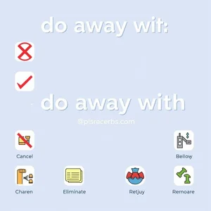 Do away with 영어 구동사 올바르게 사용하는 법 안내
