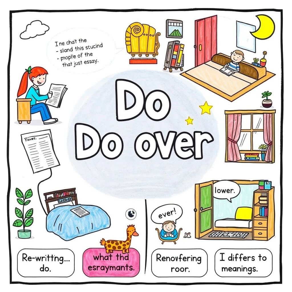 理解短语动词 Do over 的意义与用法指南