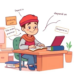 Depend on: فهم الفعل المركب واستخداماته ومعانيه في الإنجليزية