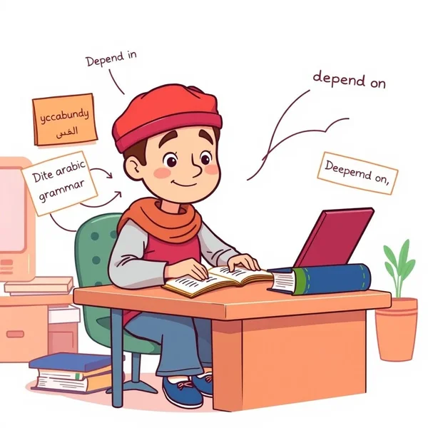 Understanding the phrasal verb Depend on