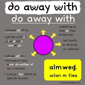 Do Away With: Memahami Kata Kerja Phrasal Bahasa Inggris