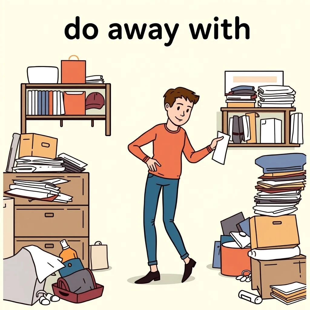 ทำความเข้าใจคำกริยาวลี Do Away With เพื่อการใช้ที่ถูกต้อง
