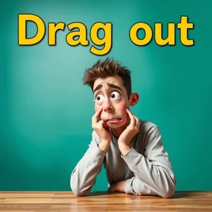Comprendre le verbe Drag out et ses significations clés