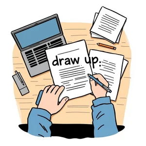 Draw up Fiilinin Anlamı ve Kullanımı ile Kendinizi Geliştirin