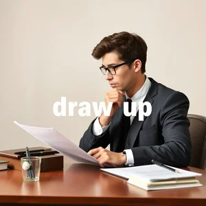 Draw up의 의미와 사용법: 영어 구동사의 모든 것