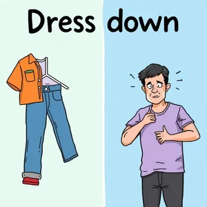 Dress down: Jouw gids voor het begrijpen van deze Engelse fraseverb
