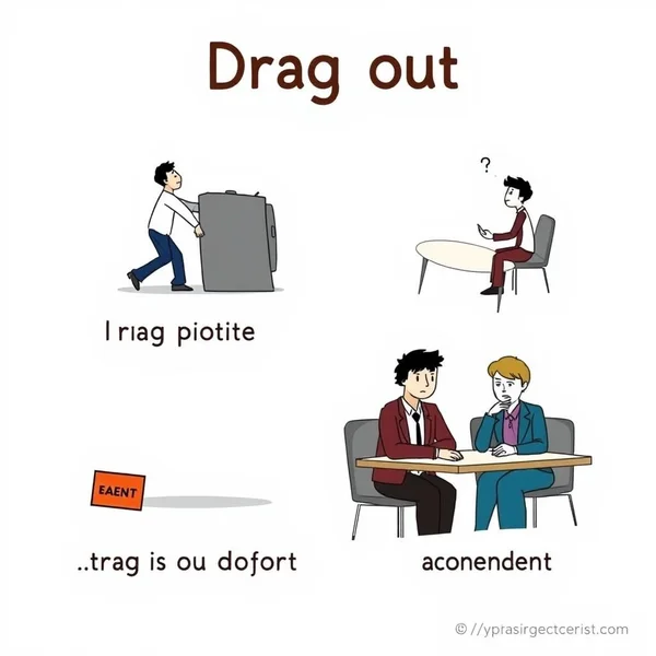 Понимание фразового глагола Drag out