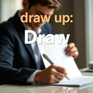 Понимание фразового глагола Draw up и его использования