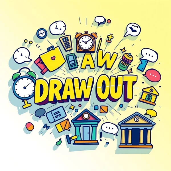 Image illustrating the concept of the phrasal verb Draw out