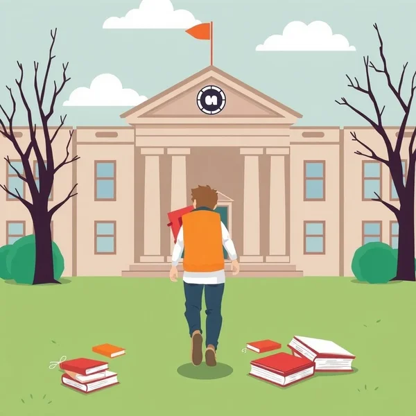 Comprendere il verbo frasale drop out