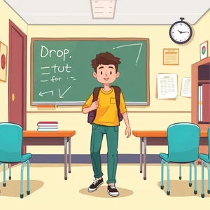 Понимание фразового глагола Drop out of для изучения английского