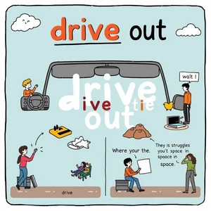 理解英语短语动词 Drive Out 及其多种用法