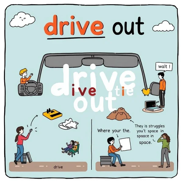 理解短语动词 Drive Out