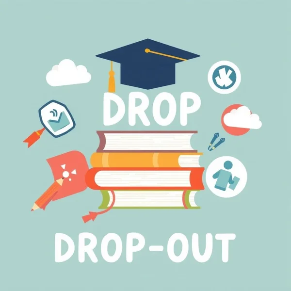 فهم الفعل المركب drop out