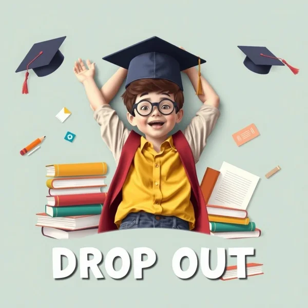 Understanding the phrasal verb drop out