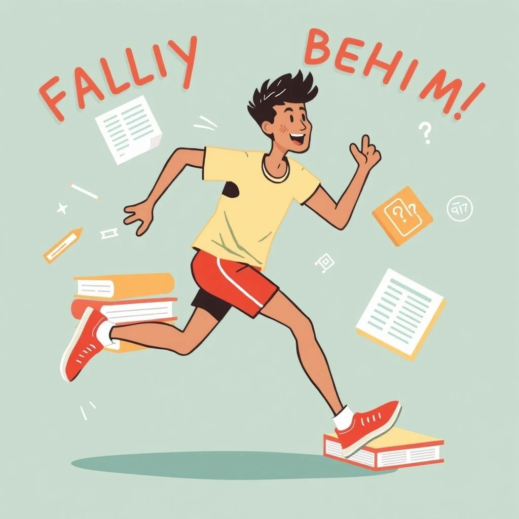 Begrijp het Engelse phrasal verb Fall behind voor betere communicatie