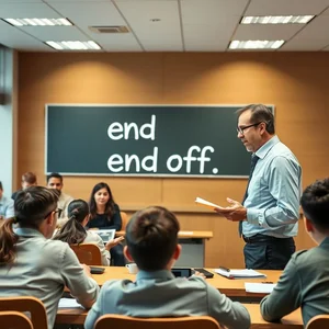 Scopri il verbo frasale End Off e come usarlo con successo