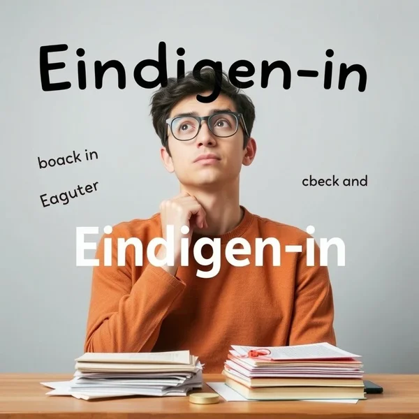Visuele representatie van het phrasal verb 'Eindigen in'