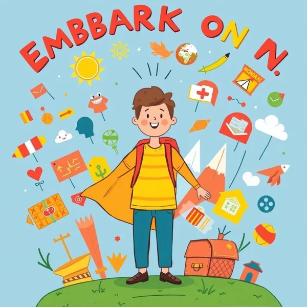 Eine visuelle Anleitung zur Verwendung des Phrasal Verbs embark on