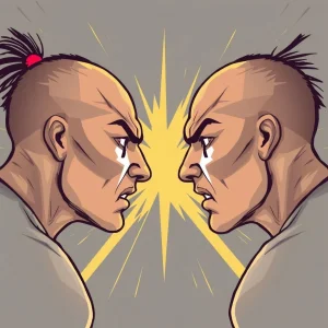 영어 구동사 이해하기 Face off 다양한 의미와 사용법